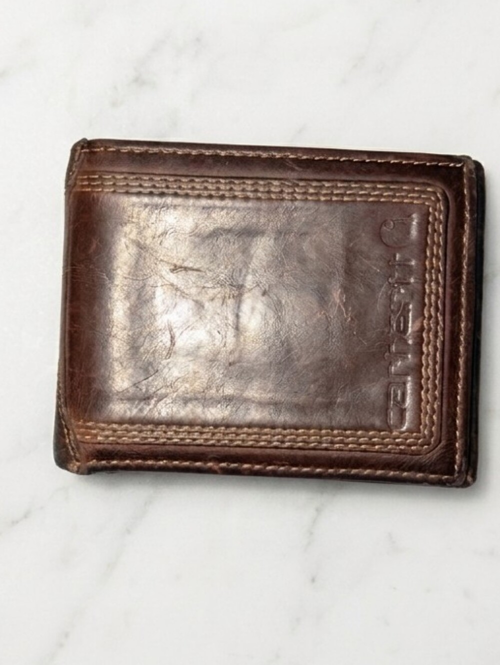 Carhartt Dark Brown Leather Wallet
